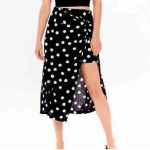 UO midi skirt with front slit